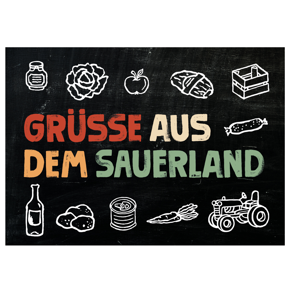 Grußkarte Grüße aus dem Sauerland